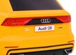 Vienvietis vaikiškas elektromobilis Audi Q8 Lift, geltonas цена и информация | Elektromobiliai vaikams | pigu.lt