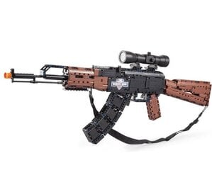 Žaislinis šautuvas AK47 EE iš kaladėlių kaina ir informacija | Žaislai berniukams | pigu.lt