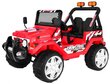 Dvivietis vaikiškas elektromobilis Ramiz Raptor, raudonas kaina ir informacija | Elektromobiliai vaikams | pigu.lt