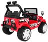 Dvivietis vaikiškas elektromobilis Ramiz Raptor, raudonas kaina ir informacija | Elektromobiliai vaikams | pigu.lt