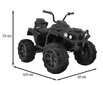 Vaikiškas elektrinis keturratis Quad ATV, juodas цена и информация | Elektromobiliai vaikams | pigu.lt