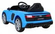 Vienvietis vaikiškas elektromobilis Audi R8 Lift, mėlynas kaina ir informacija | Elektromobiliai vaikams | pigu.lt