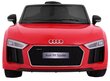 Vienvietis vaikiškas elektromobilis Audi R8 Spyder, raudonas kaina ir informacija | Elektromobiliai vaikams | pigu.lt