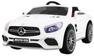 Vienvietis vaikiškas elektromobilis Mercedes AMG SL65, baltas цена и информация | Электромобили для детей | pigu.lt