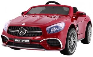 Dvivietis elektromobilis vaikams Mercedes AMG SL65 , raudonas kaina ir informacija | Elektromobiliai vaikams | pigu.lt