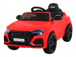 Vienvietis vaikiškas elektromobilis Audi RS Q8, raudonas kaina ir informacija | Elektromobiliai vaikams | pigu.lt