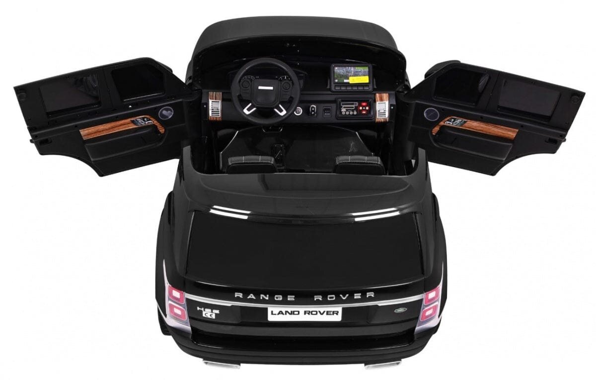 Elektrinis vaikiškas automobilis Range Rover HSE, juodas kaina ir informacija | Elektromobiliai vaikams | pigu.lt