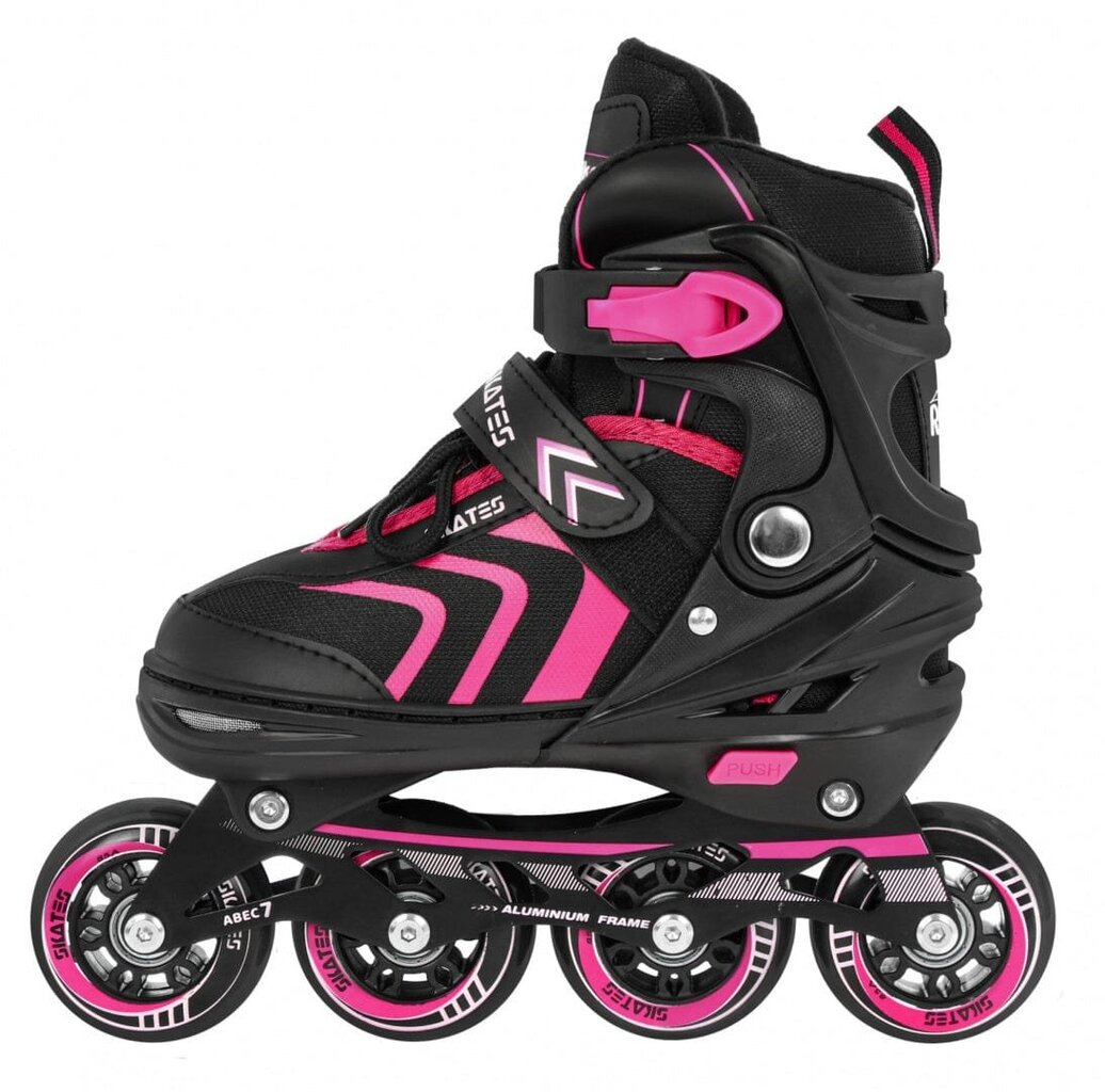 Riedučiai SporTrike Skates 4in1, rožiniai цена и информация | Riedučiai | pigu.lt