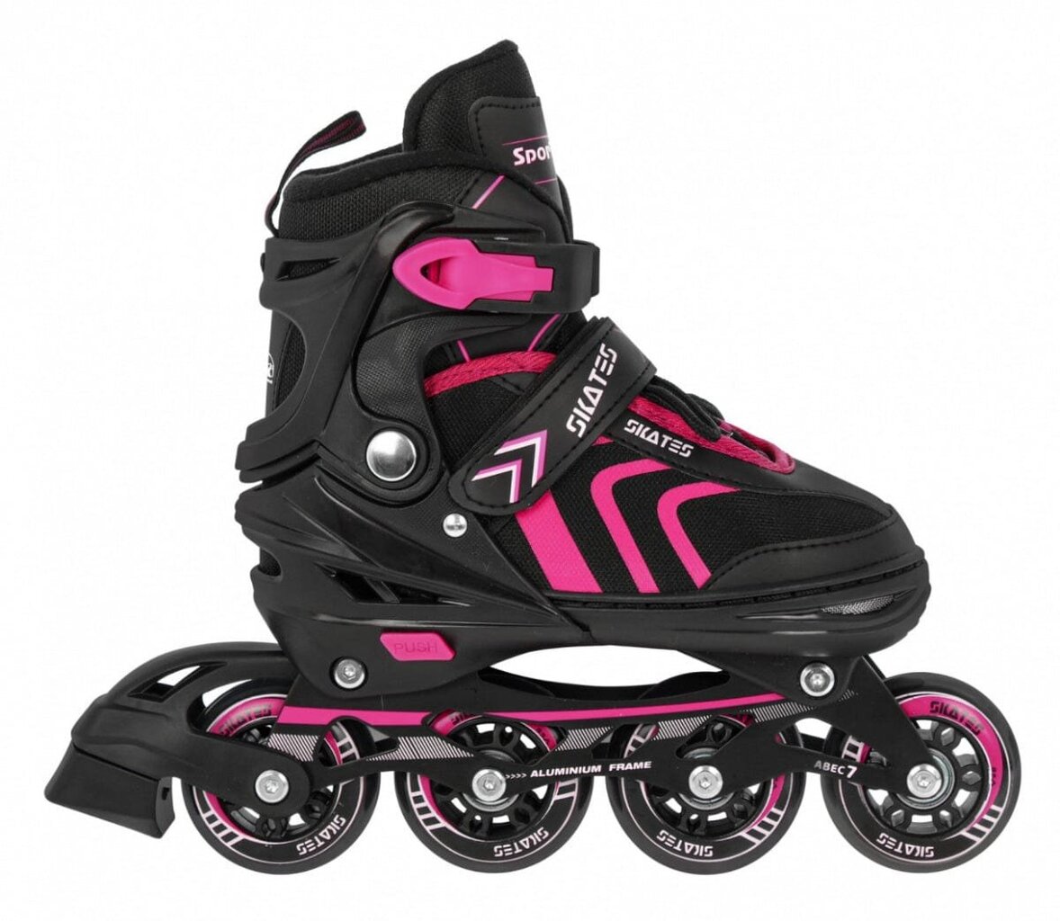 Riedučiai SporTrike Skates 4in1, rožiniai цена и информация | Riedučiai | pigu.lt