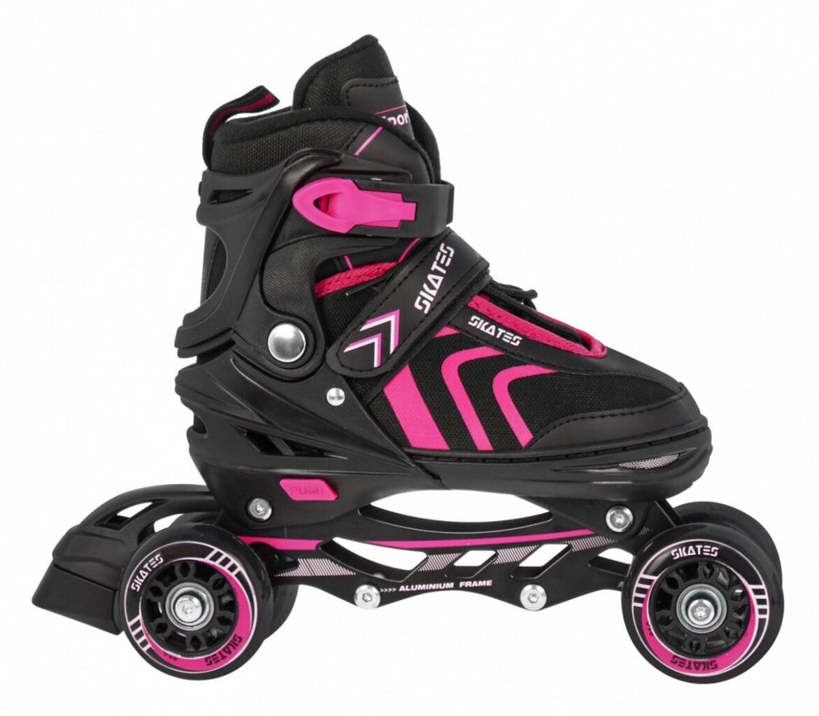 Riedučiai SporTrike Skates 4in1, rožiniai kaina ir informacija | Riedučiai | pigu.lt