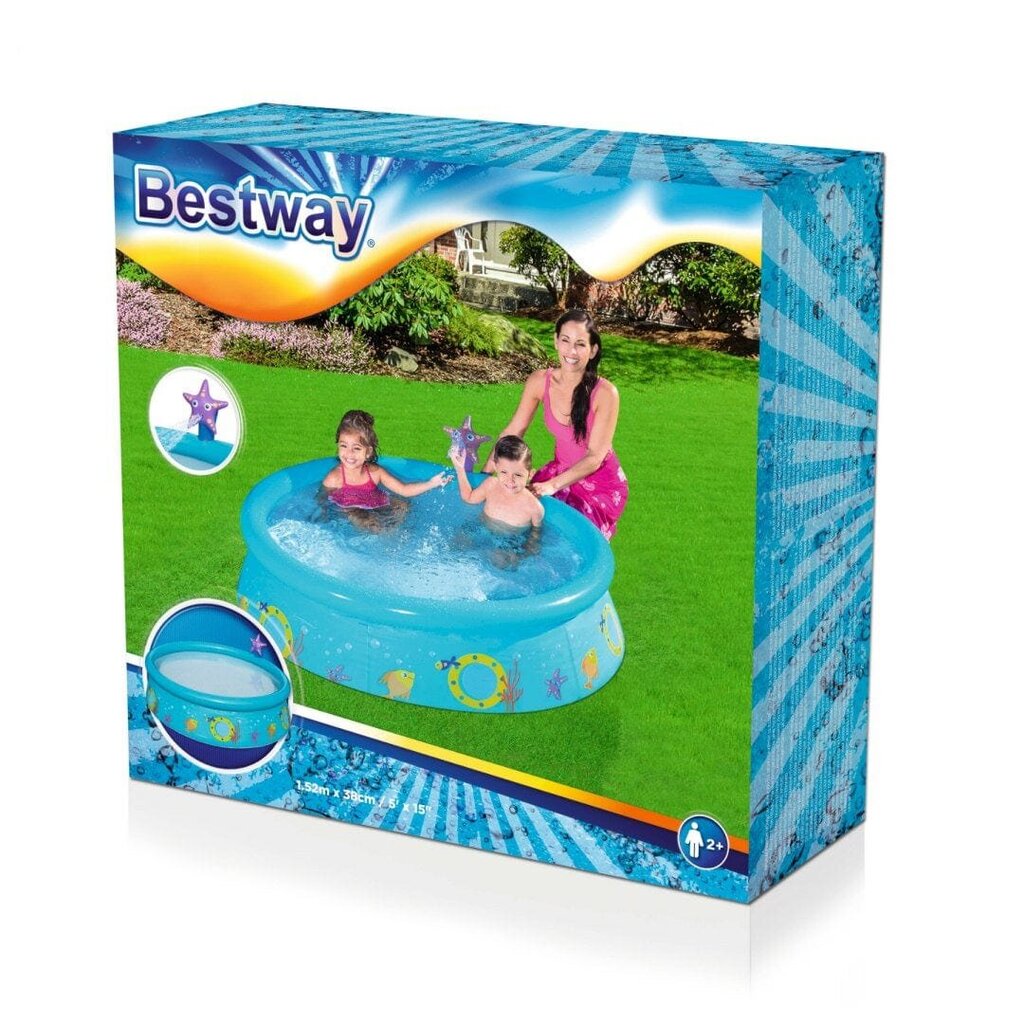 Pripučiamas baseinas Bestway 152 x 38 cm kaina ir informacija | Baseinai | pigu.lt