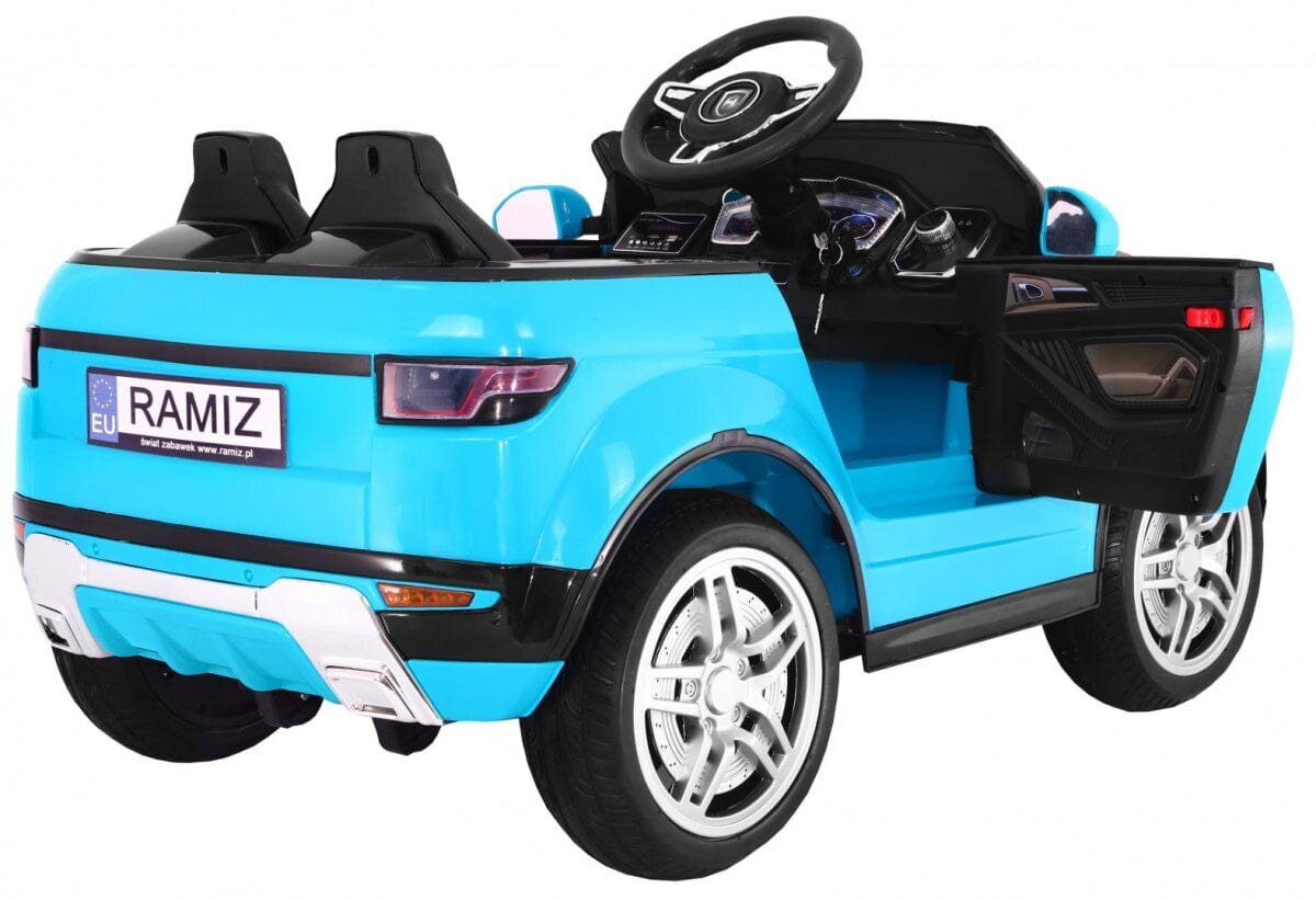 Vienvietis vaikiškas elektromobilis Ramiz, mėlynas kaina ir informacija | Elektromobiliai vaikams | pigu.lt