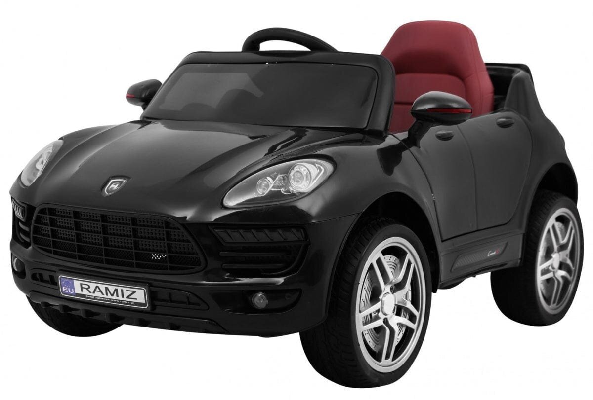 Vienvietis vaikiškas elektromobilis Ramiz Turbo-S, juodas kaina ir informacija | Elektromobiliai vaikams | pigu.lt