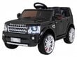 Vienvietis vaikiškas elektromobilis Land Rover Discovery, juodas kaina ir informacija | Elektromobiliai vaikams | pigu.lt