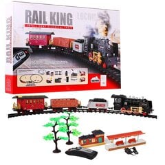 Nuotoliniu būdu valdomas traukinys su trasa Rail King kaina ir informacija | Žaislai berniukams | pigu.lt
