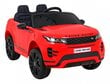 Vienvietis vaikiškas elektromobilis Range Rover Evoque, raudonas цена и информация | Elektromobiliai vaikams | pigu.lt