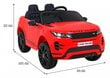 Vienvietis vaikiškas elektromobilis Range Rover Evoque, raudonas kaina ir informacija | Elektromobiliai vaikams | pigu.lt