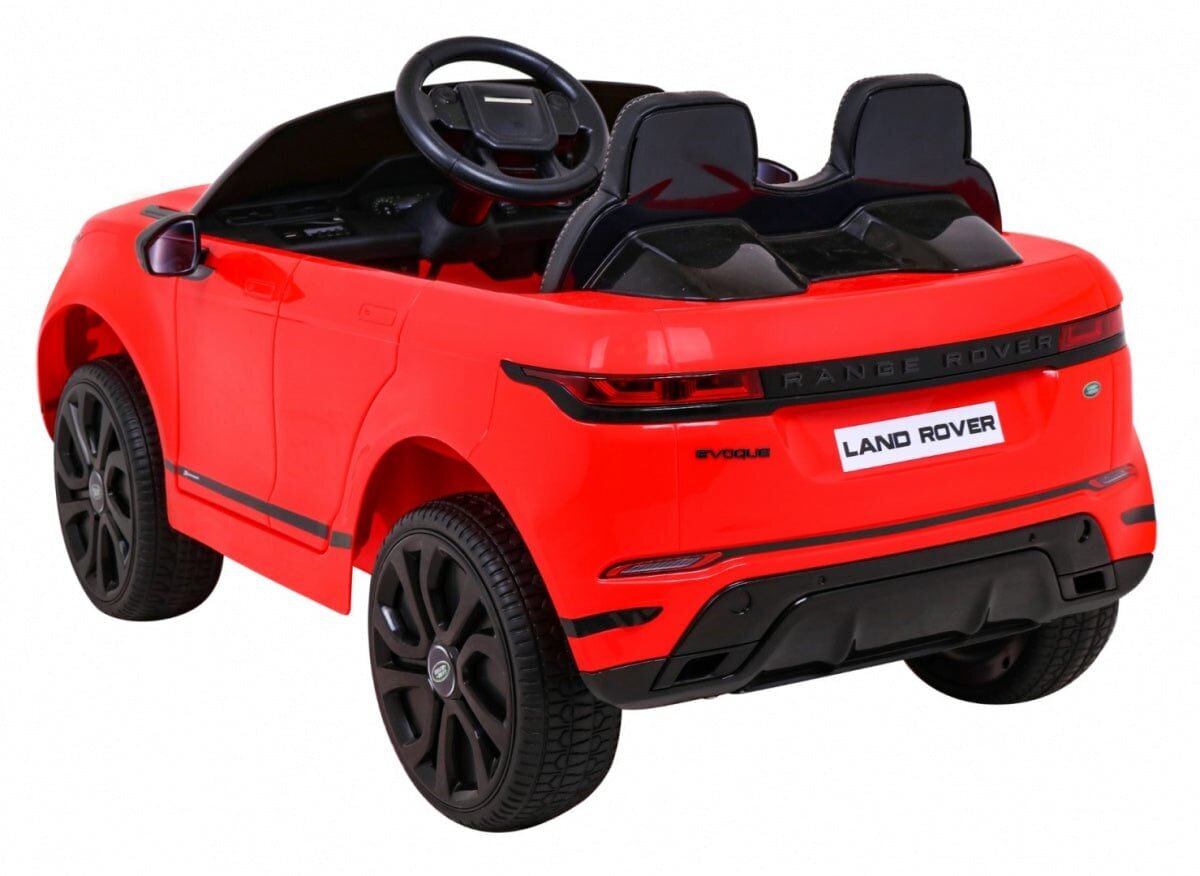 Vienvietis vaikiškas elektromobilis Range Rover Evoque, raudonas kaina ir informacija | Elektromobiliai vaikams | pigu.lt