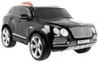 Vienvietis vaikiškas elektromobilis Bentley Bentayga, juodas kaina ir informacija | Elektromobiliai vaikams | pigu.lt