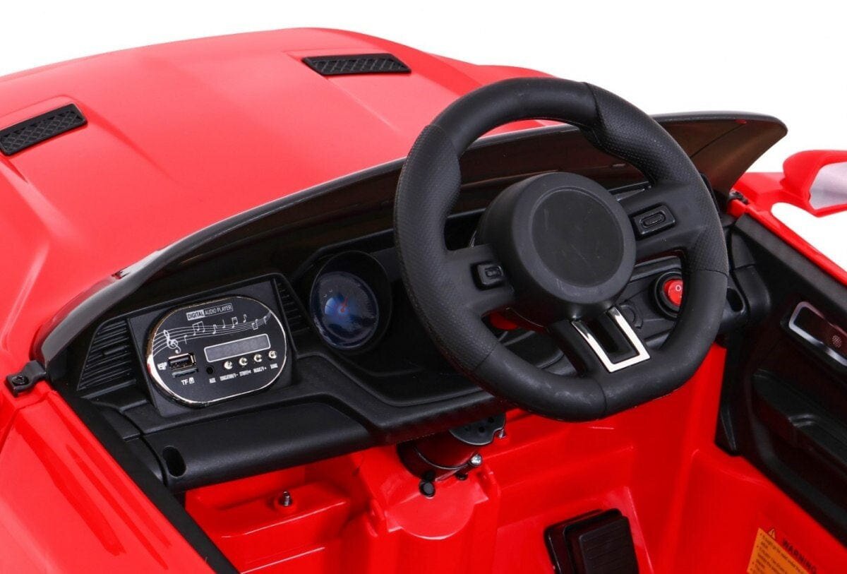 Vienvietis vaikiškas elektromobilis Ramiz GT Sport, raudonas kaina ir informacija | Elektromobiliai vaikams | pigu.lt