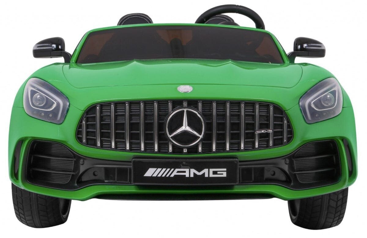 Dvivietis vaikiškas elektromobilis Mercedes-Benz GT R, žalias kaina ir informacija | Elektromobiliai vaikams | pigu.lt