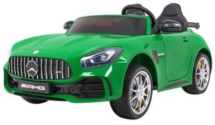 Двухместный детский электромобиль Mercedes-Benz GT R, зелёный цена и информация | Электромобили для детей | pigu.lt