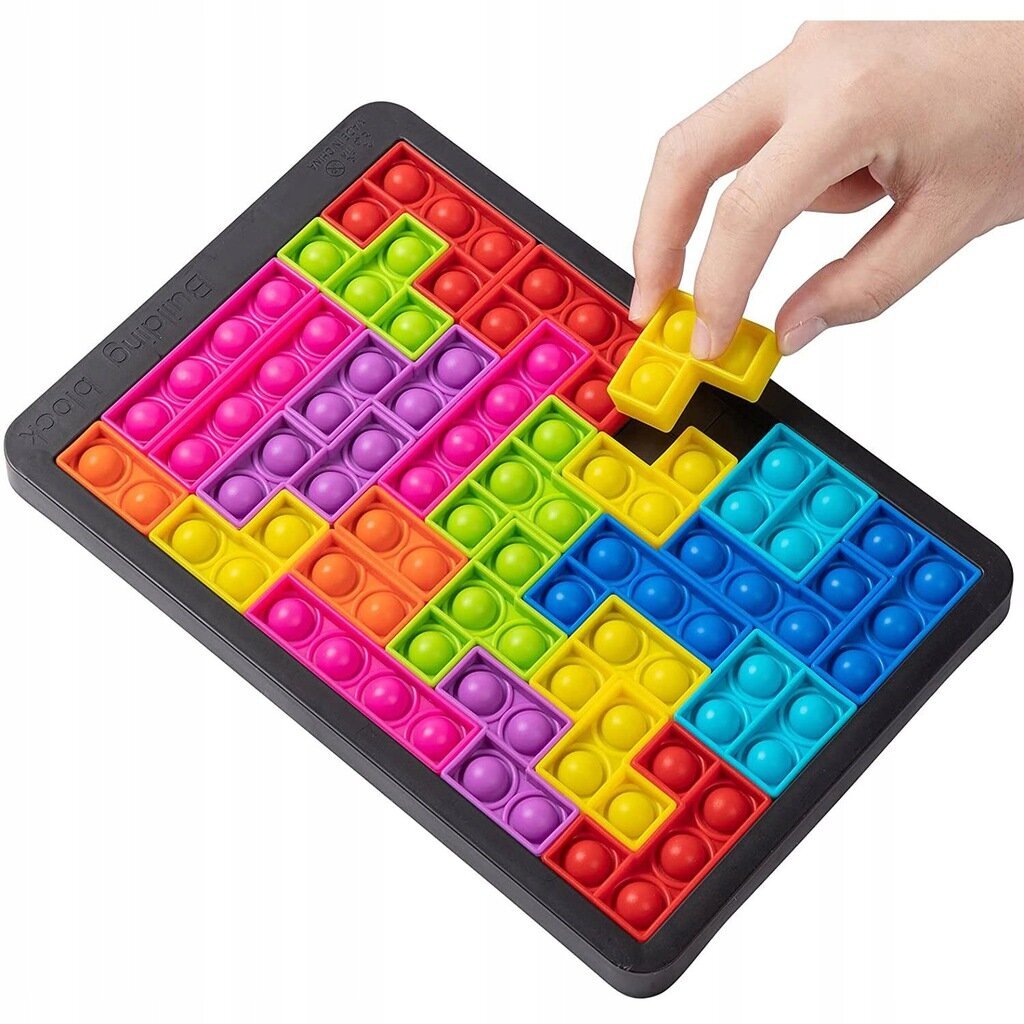 Vaikiška dėlionė Tetris Pop it kaina ir informacija | Lavinamieji žaislai | pigu.lt