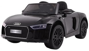 Vienvietis vaikiškas elektromobilis Audi R8 Spyder, juodas kaina ir informacija | Audi Vaikams ir kūdikiams | pigu.lt