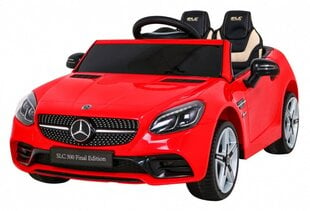 Vienvietis vaikiškas elektromobilis Mercedes BENZ SLC300, raudonas kaina ir informacija | Elektromobiliai vaikams | pigu.lt