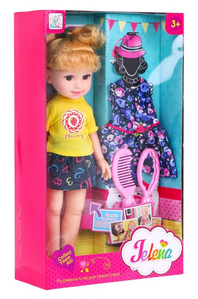 Lėlė - stilistė + priedai 89005 kaina ir informacija | Žaislai mergaitėms | pigu.lt