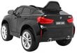 Vienvietis vaikiškas elektromobilis BMW X6M, Juodas kaina ir informacija | Elektromobiliai vaikams | pigu.lt