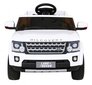 Vienvietis vaikiškas elektromobilis Land Rover Discovery, baltas kaina ir informacija | Elektromobiliai vaikams | pigu.lt