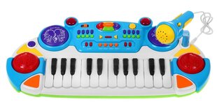 Vaikiškas pianinas su mikrofonu ir kėdute CanHui Toys BB335B цена и информация | Развивающие игрушки | pigu.lt