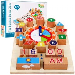 Деревянные настенные часы цена и информация | Игрушки для мальчиков | pigu.lt