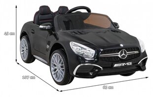 Vienvietis vaikiškas elektromobilis Mercedes Benz AMG SL65 S, juodas kaina ir informacija | Elektromobiliai vaikams | pigu.lt