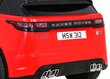 Vienvietis vaikiškas elektromobilis Range Rover Velar, raudonas kaina ir informacija | Elektromobiliai vaikams | pigu.lt