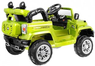 Vienvietis vaikiškas elektromobilis Terenowy JJ245, žalias kaina ir informacija | Elektromobiliai vaikams | pigu.lt