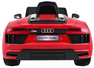 Vienvietis vaikiškas elektromobilis Audi R8 Spyder, raudonas kaina ir informacija | Audi Vaikams ir kūdikiams | pigu.lt