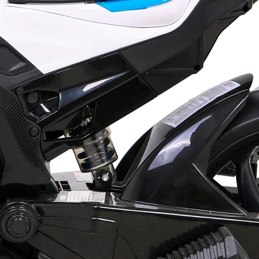Vaikiškas elektrinis motociklas BMW HP4, baltas kaina ir informacija | Elektromobiliai vaikams | pigu.lt