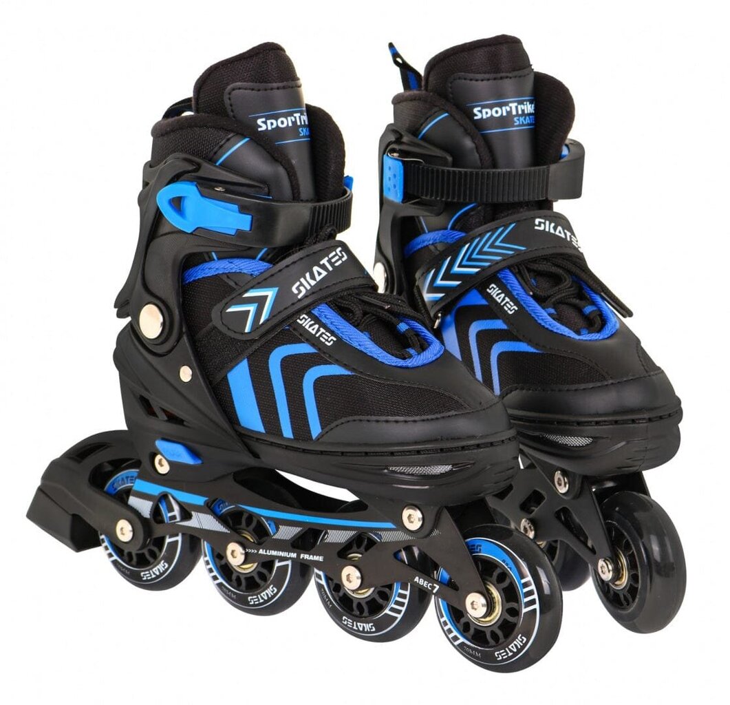 Riedučiai SporTrike Skates 4in1, mėlyni kaina ir informacija | Riedučiai | pigu.lt