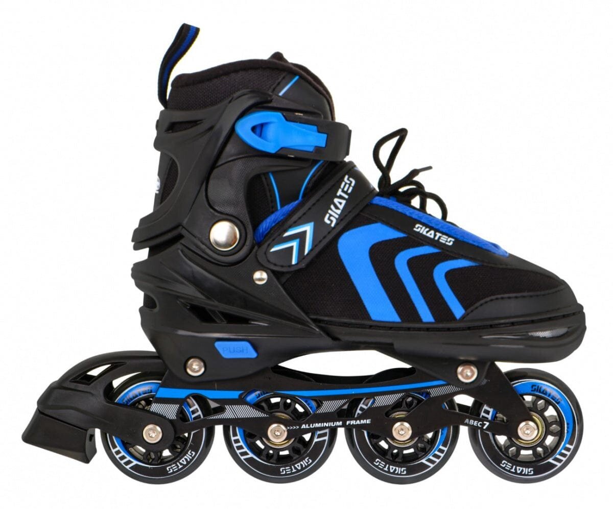 Riedučiai SporTrike Skates 4in1, mėlyni kaina ir informacija | Riedučiai | pigu.lt