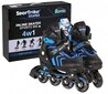 Riedučiai SporTrike Skates 4in1, mėlyni kaina ir informacija | Riedučiai | pigu.lt