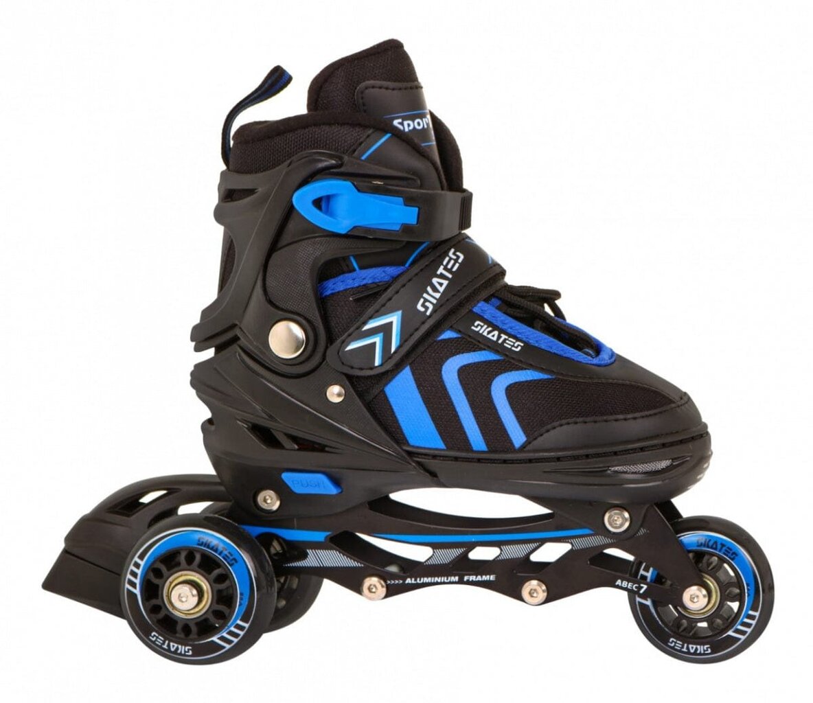 Riedučiai SporTrike Skates 4in1, mėlyni kaina ir informacija | Riedučiai | pigu.lt