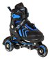 Riedučiai SporTrike Skates 4in1, mėlyni kaina ir informacija | Riedučiai | pigu.lt