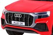 Vienvietis vaikiškas elektromobilis Audi Q8 Lift, raudonas kaina ir informacija | Elektromobiliai vaikams | pigu.lt