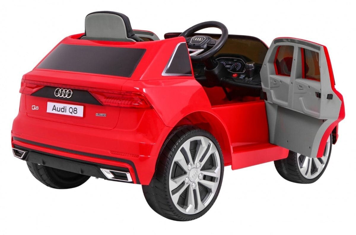 Vienvietis vaikiškas elektromobilis Audi Q8 Lift, raudonas kaina ir informacija | Elektromobiliai vaikams | pigu.lt