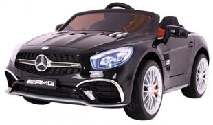 Vienvietis vaikiškas elektromobilis Mercedes AMG SL65, juodas kaina ir informacija | Elektromobiliai vaikams | pigu.lt