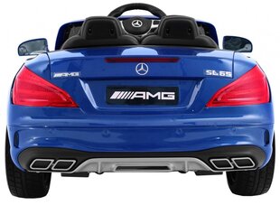 Vienvietis vaikiškas elektromobilis Mercedes AMG SL65, mėlynas kaina ir informacija | Elektromobiliai vaikams | pigu.lt