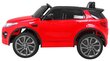 Vienvietis vaikiškas elektromobilis Land Rover Discovery, raudonas kaina ir informacija | Elektromobiliai vaikams | pigu.lt