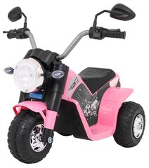 Vienvietis vaikiškas elektrinis motociklas MiniBike, rožinis kaina ir informacija | Elektromobiliai vaikams | pigu.lt